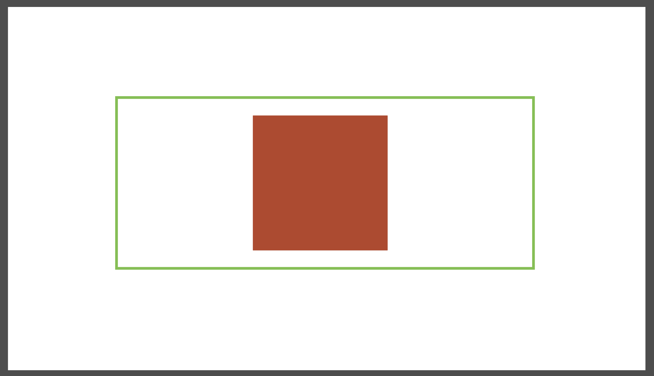 Stage A: first canvas showing the placed image fitting inside the clip rectangle